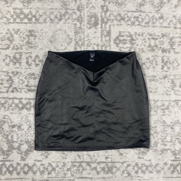 Windsor Mini Skirt Women's Black Lined V Cut Waist Casual Size Small Medium - Picture 1 of 4